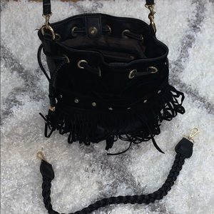black tassel purse